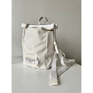 Givenchy Downtown Mini Nylon Backpack White